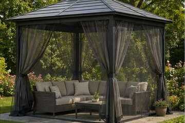 Produktinspiration: Pavillon mit Moskitonetz