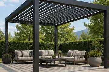 Produktinspiration: Aluminium-Lamellenpergola